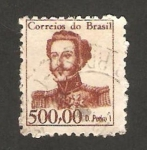 Sellos de America - Brasil -  pedro I de Brasil y IV de Portugal