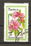 Sellos de Africa - Guinea Ecuatorial -  flores.