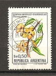 Stamps : America : Argentina :  flores.