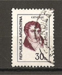 Stamps Argentina -  Manuel Belgrano.