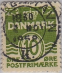 Sellos de Europa - Dinamarca -  serie corriente-1950-1952