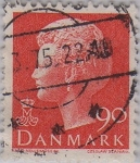 Sellos de Europa - Dinamarca -  Margarita II-1974