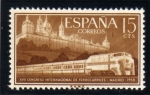 Stamps Spain -  1958 27º Congreso Ferrocarriles Edifil 1232