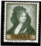 Stamps Spain -  1958 Goya: Isabel Cobos Edifil 1214