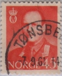 Stamps : Europe : Norway :  Olav V-1958-1960