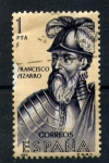 Stamps Spain -  Francisco Pizarro