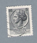 Stamps Italy -  Lucia de Siracusa