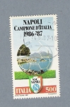 Stamps Italy -  Napoli Campona de Italia 1986'87