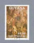 Sellos de America - Guyana -  Rubens (Madonna)