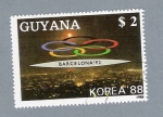 Sellos del Mundo : America : Guyana : Barcelona'92