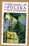 Stamps Poland -  Pintura Dzien Znaczka 1970