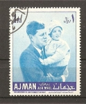 Stamps United Arab Emirates -  Kennedy.