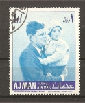Sellos de Asia - Emiratos rabes Unidos -  Kennedy.