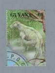 Stamps : America : Guyana :  Dinosaurio