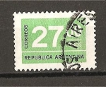 Stamps Argentina -  Cifras.