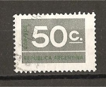 Sellos de America - Argentina -  Cifras.