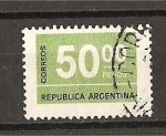 Sellos de America - Argentina -  Cifras.