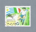 Stamps Morocco -  Uruguay- Italia