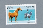 Stamps Morocco -  Caballos