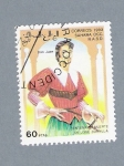 Stamps : Africa : Morocco :  Centenario de la muerte de José Zorrilla