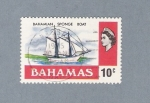 Sellos de America - Bahamas -  Velero