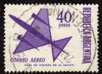 Stamps : America : Argentina :  Avion