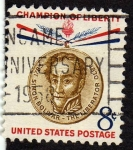 Stamps United States -  Simon Bolivar