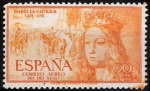 Stamps Spain -  1098 V Centenario del nacimiento de Isabel la Católica.