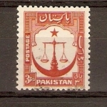 Stamps Asia - Pakistan -  BALANZA,  ESTRELLA  Y  LUNA