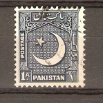 Sellos del Mundo : Asia : Pakistn : LUNA  Y  ESTRELLA