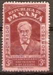 Stamps Panama -  FERDINAND  DE  LESSEPS