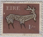 Sellos del Mundo : Europe : Ireland : animales estilizados-1968-1969