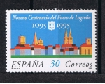 Stamps Spain -  Edifil  3338  IX  Cente. del Fuero de Logroño  
