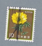 Stamps Japan -  Flor (repetido)