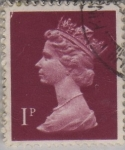 Stamps United Kingdom -  Isabel II-1970-1980