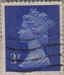 Stamps United Kingdom -  Isabel II-1970-1980