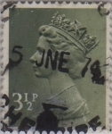 Sellos de Europa - Reino Unido -  Isabel II-1970-1980
