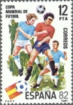 Stamps Spain -  COPA MUNDIAL DE FUTBOL ESPAÑA 82