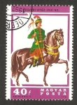 Stamps Hungary -  jinete militar húngaro