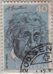 Stamps : Europe : Switzerland :  A.Einstein-1879-1955
