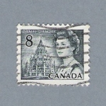 Stamps : America : Canada :  Isabel II