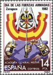 Stamps : Europe : Spain :  dia de las fuerzas armadas