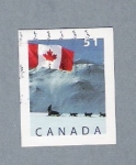 Sellos de America - Canad -  Bandera