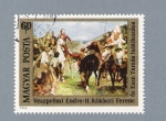 Stamps Hungary -  Cuadro