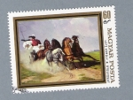 Stamps Hungary -  Cuadro