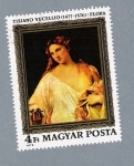 Stamps Hungary -  Tiziano Vecellio (1477-1576)