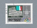 Stamps Hungary -  Moszkva 1980