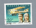 Stamps Hungary -  Aviación