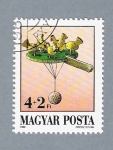 Stamps Hungary -  Pajaritos