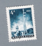 Stamps Hungary -  Torre